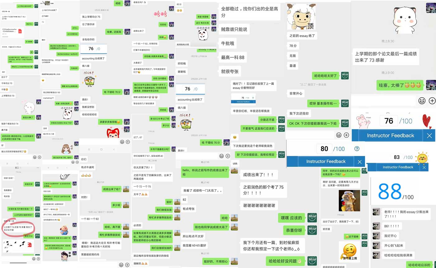Client feedback