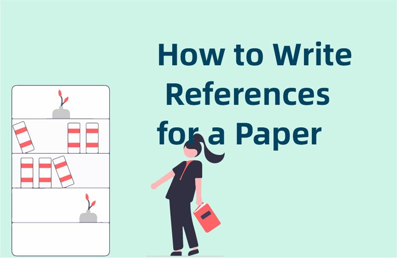 How to write a reference for a paper