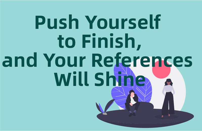 you will be very good at writing references