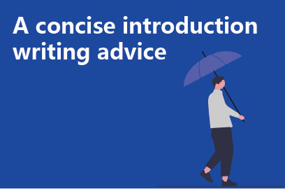 A concise introduction writing advice