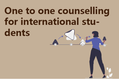 One to one counselling for international students