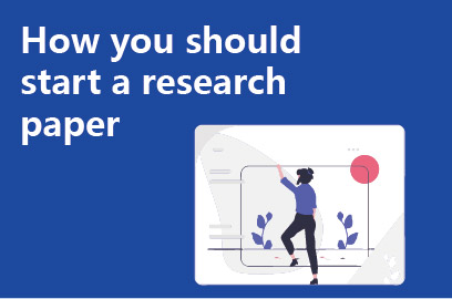 How you should start a research paper