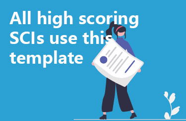 All high scoring SCIs use this template