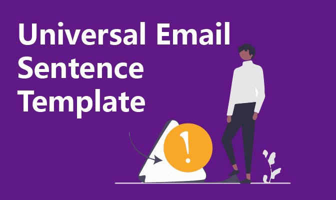 Universal Email Sentence Template