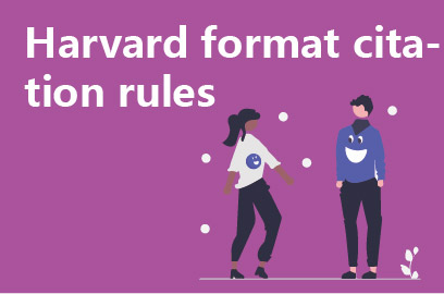 Harvard format citation rules