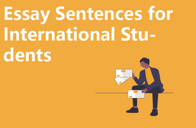 Essay Sentences for International Students
