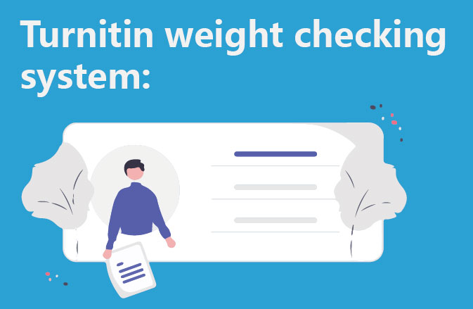Turnitin weight checking system: