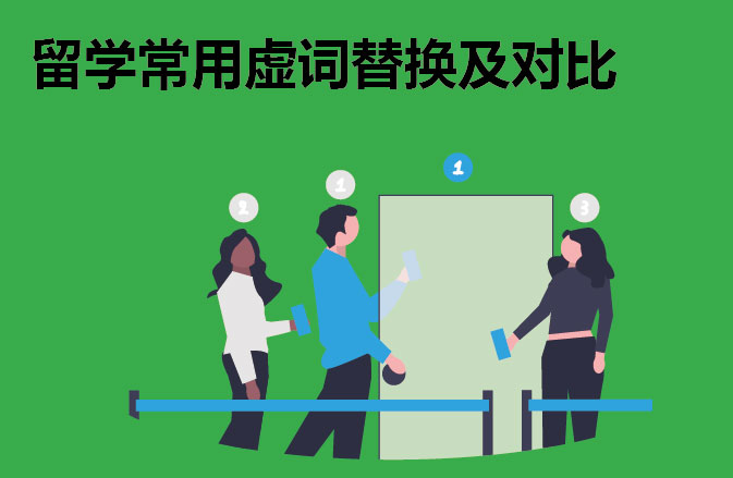 留学常用虚词替换及对比