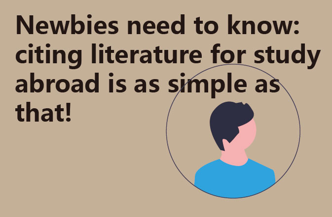 Newbies need to know: citing literature for study abroad is as simple as that!